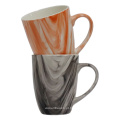 Caneca de café em cerâmica de novo design/novo design argila de mármore visual copo de chá caneca caneca cerâmica